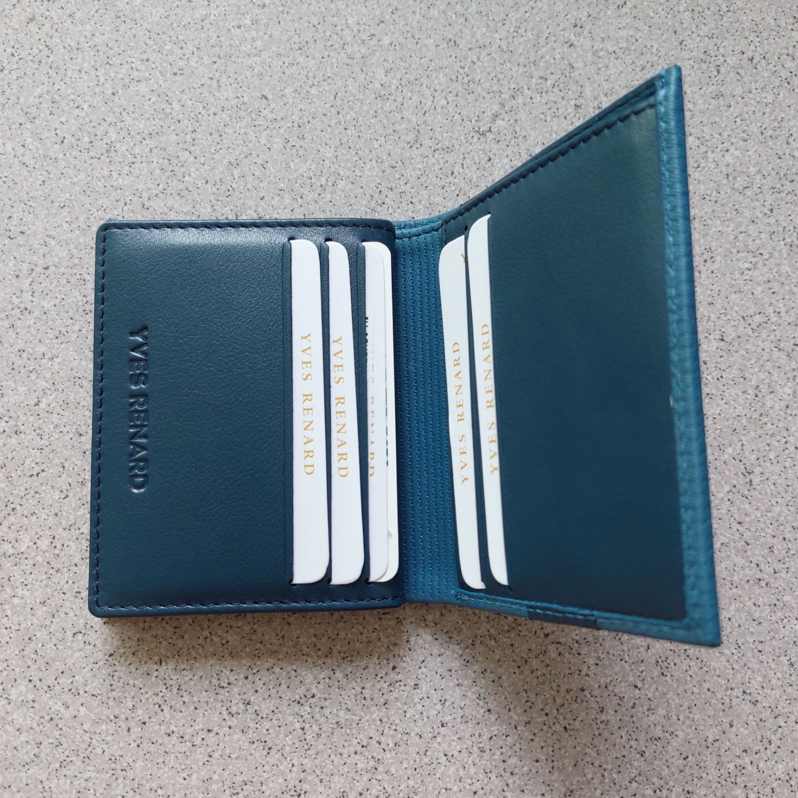 Portefeuille kaartenhouder leder