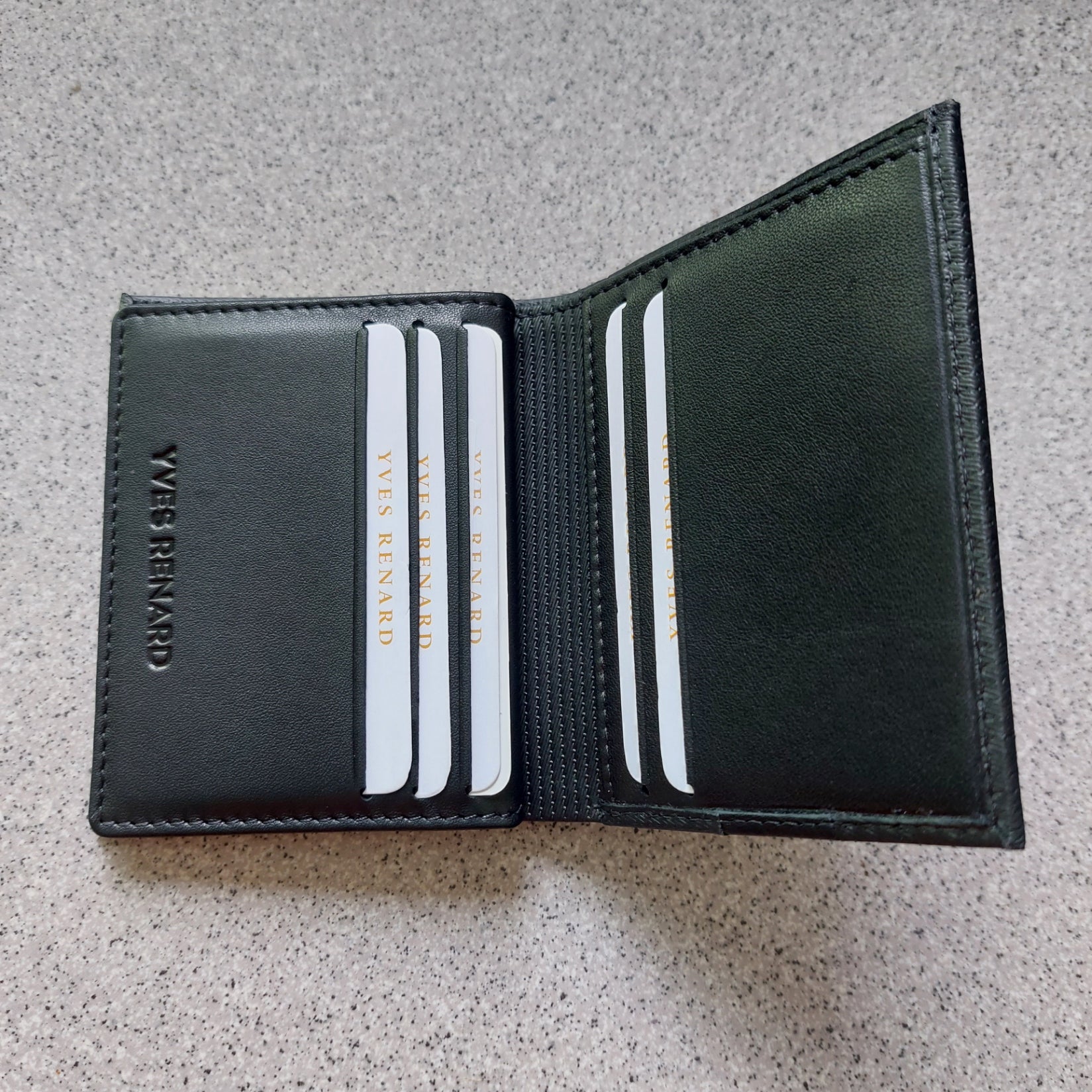 Portefeuille kaartenhouder leder