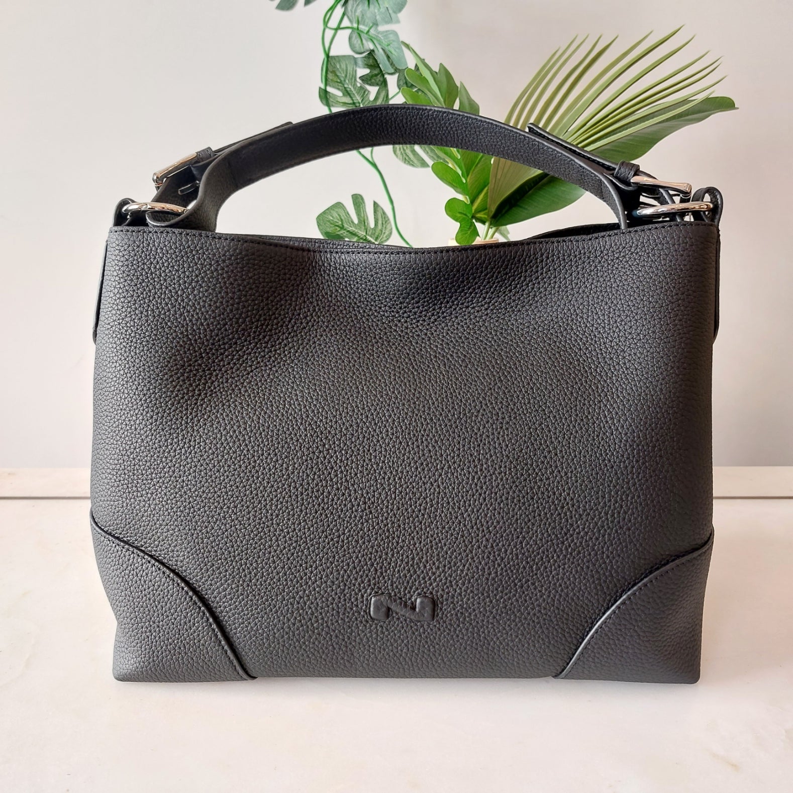 Handtas leder Nathan-Baume