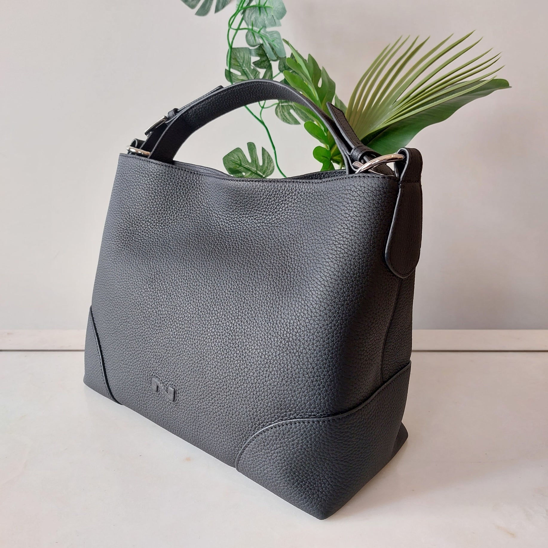 Handtas leder Nathan-Baume