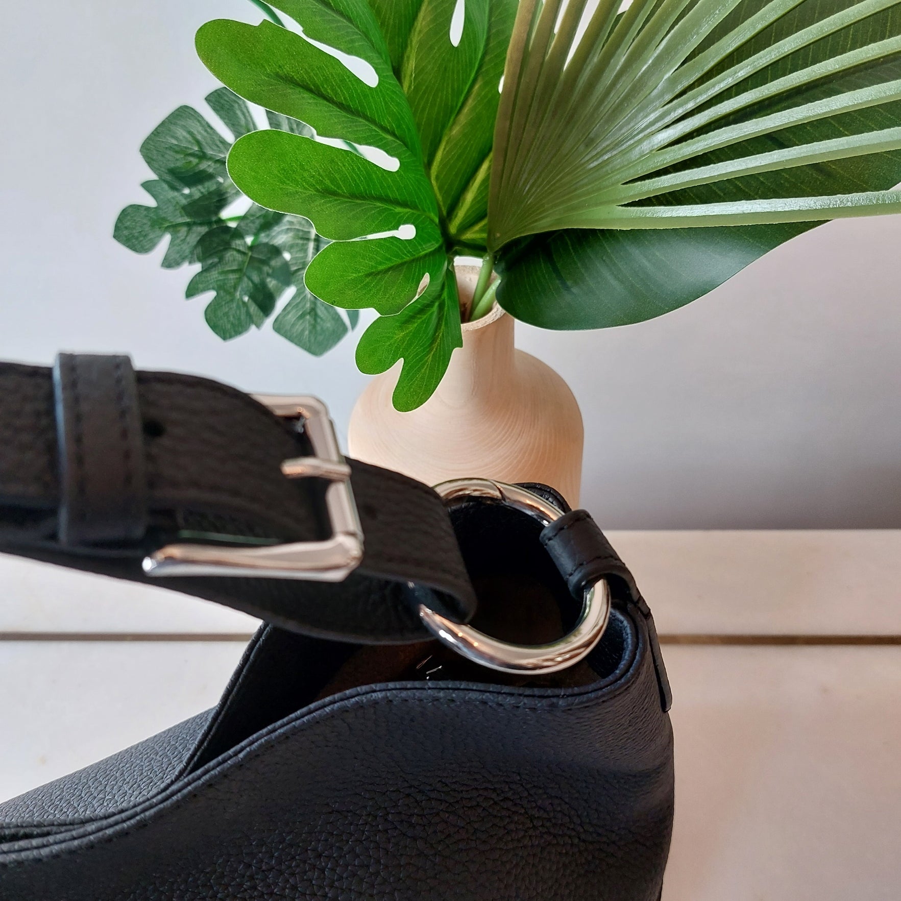 Handtas leder Nathan-Baume