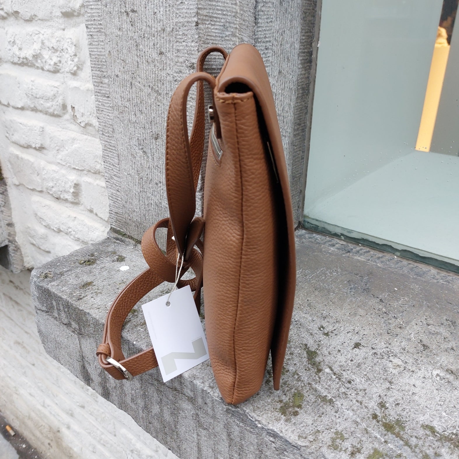 Handtas leder Nathan-Baume