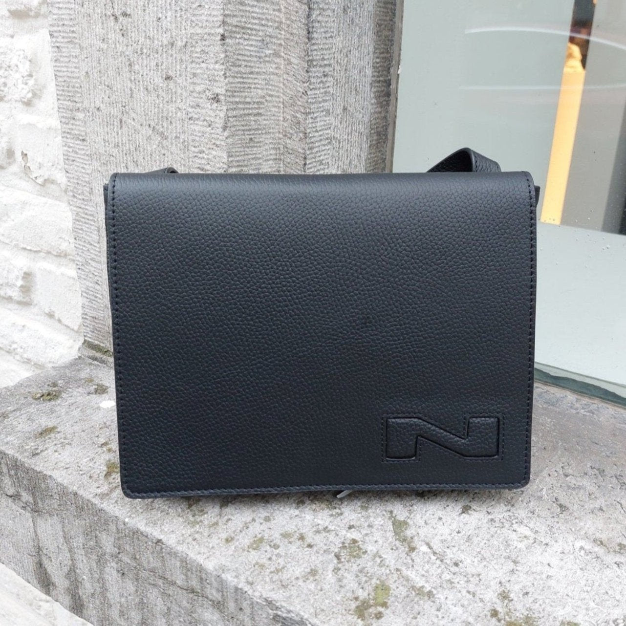 Handtas leder Nathan-Baume