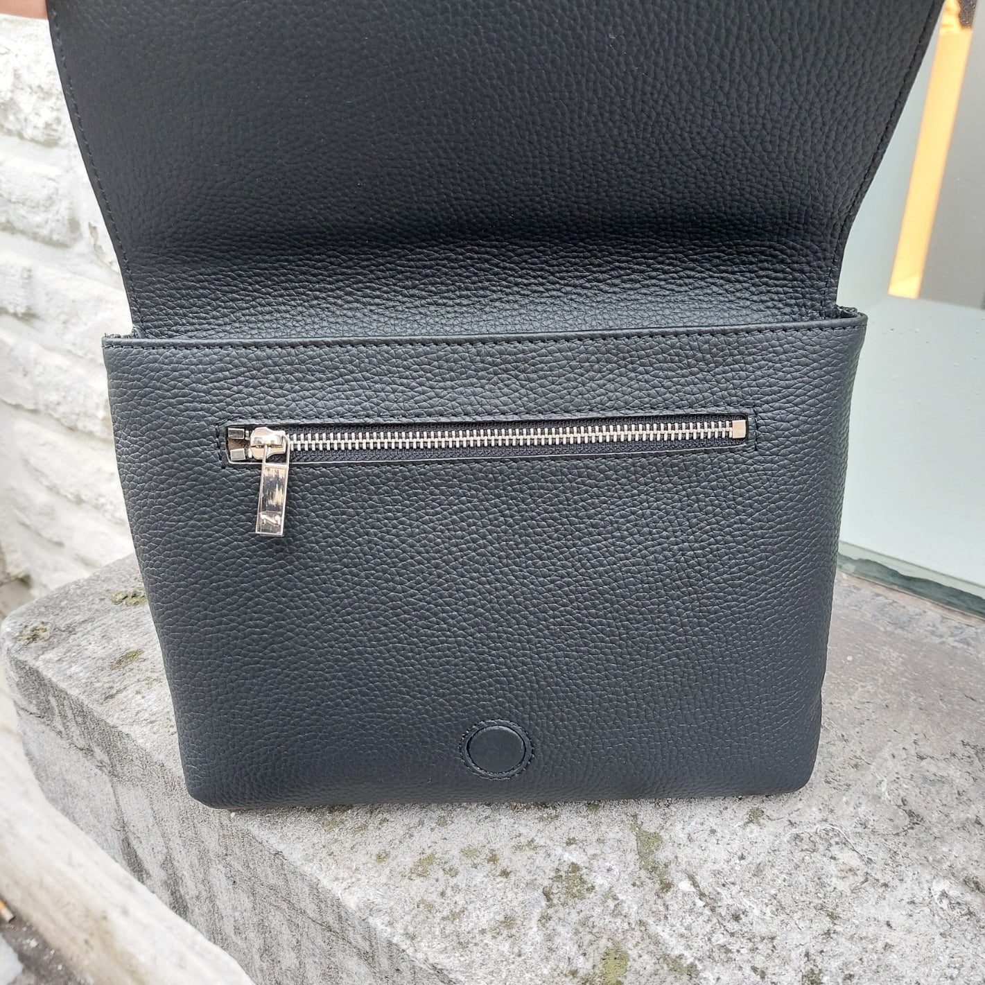 Handtas leder Nathan-Baume