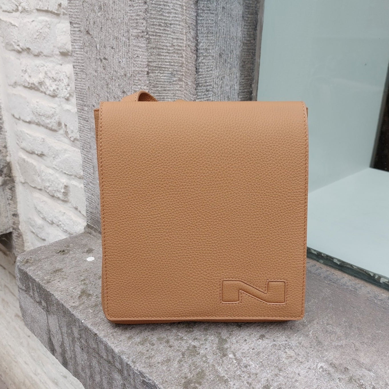 Handtas leder Nathan-Baume