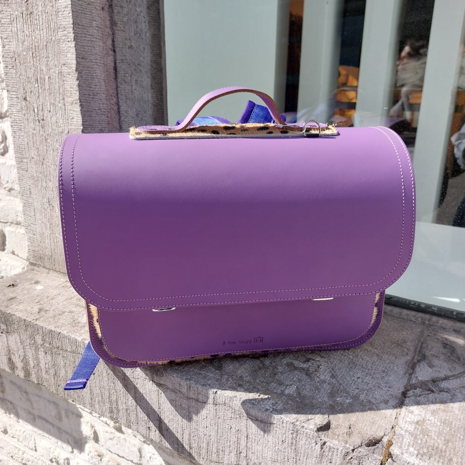 Boekentas Own Stuff leopard