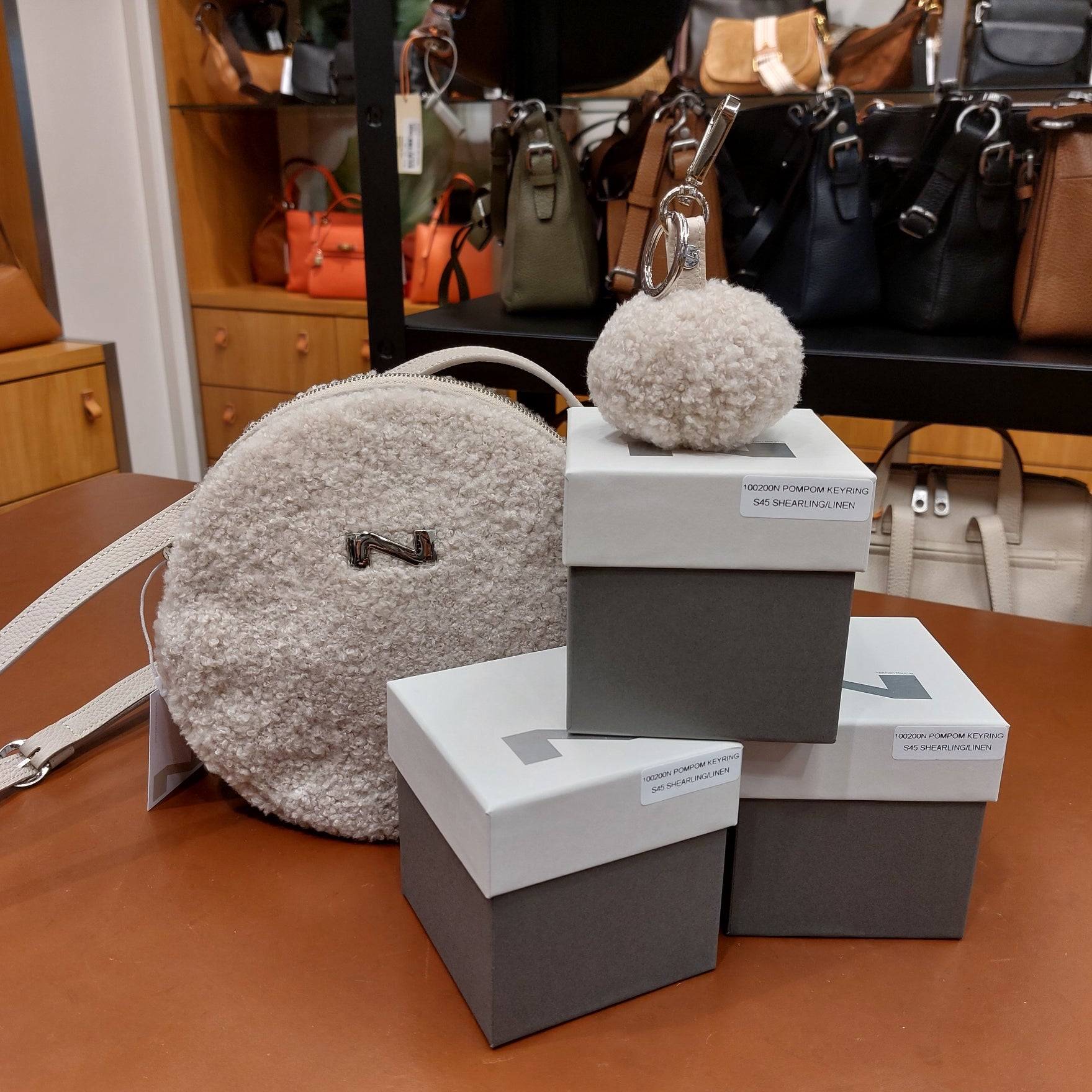 Sleutelhanger Pompom