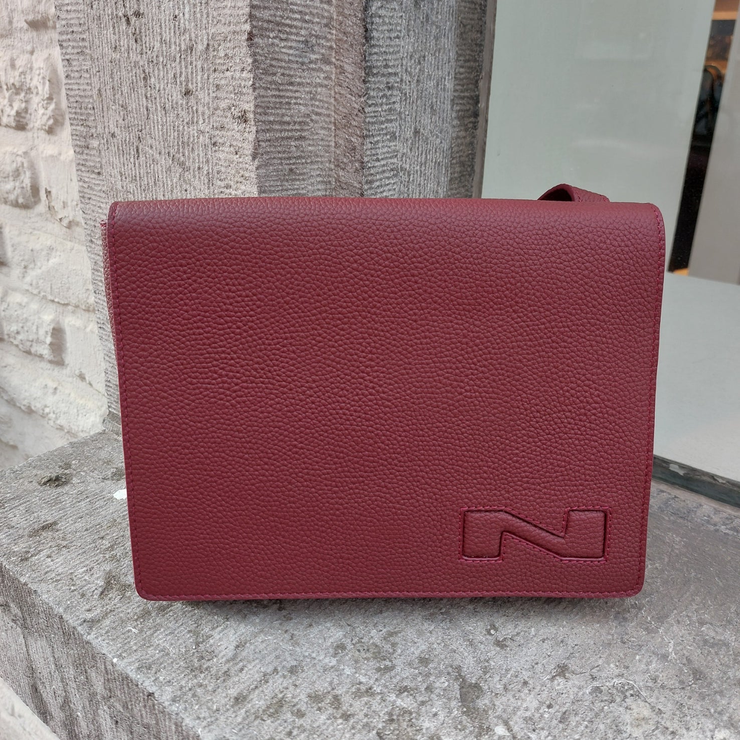 Handtas leder Nathan-Baume