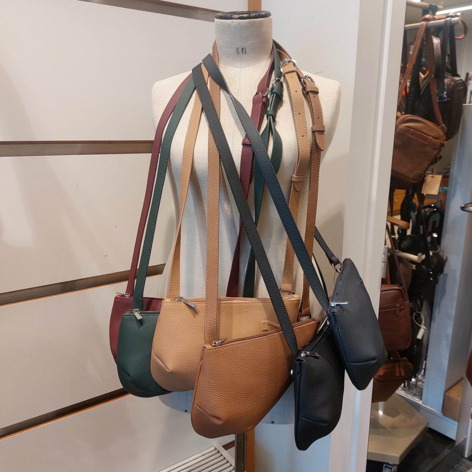 Handtas leder Nathan-Baume City