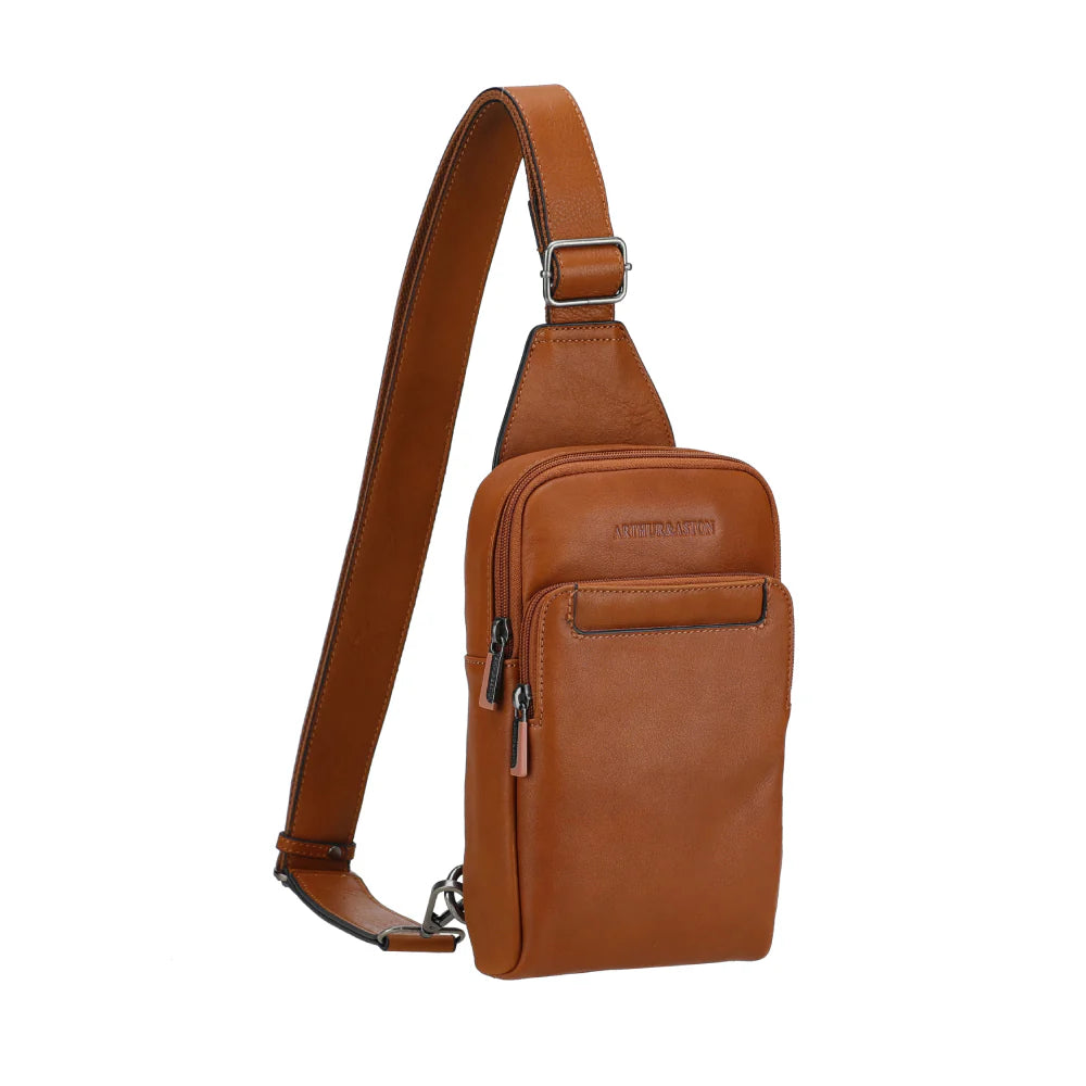 Bodybag leder Arthur & Aston