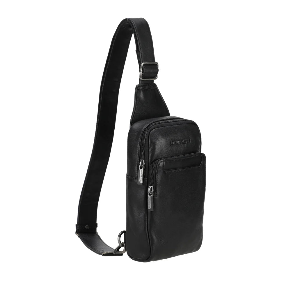 Bodybag leder Arthur & Aston