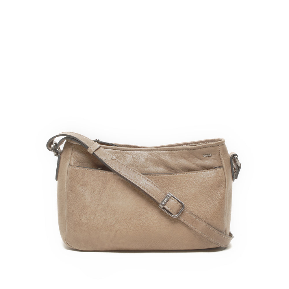 Taupe lederen crossover