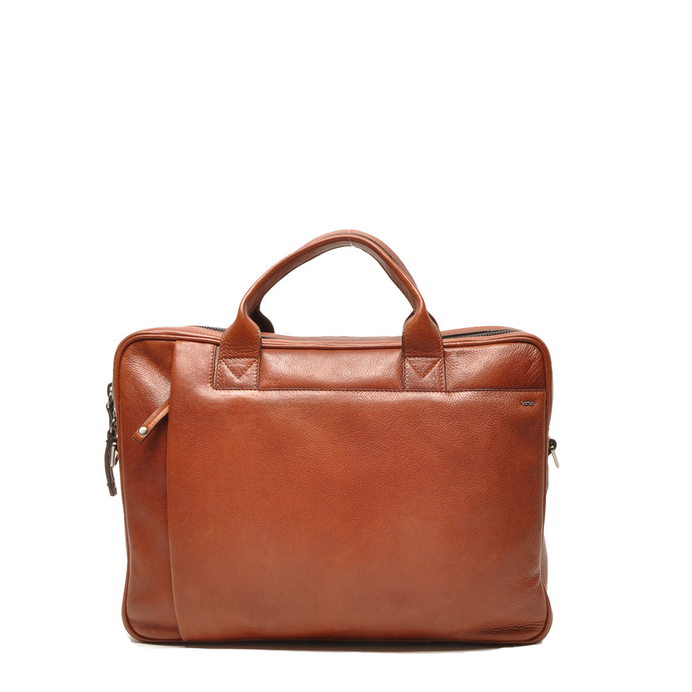 Businesstas leder cognac