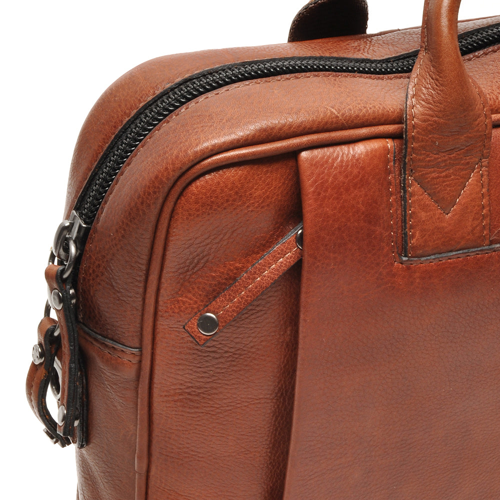 Businesstas leder cognac