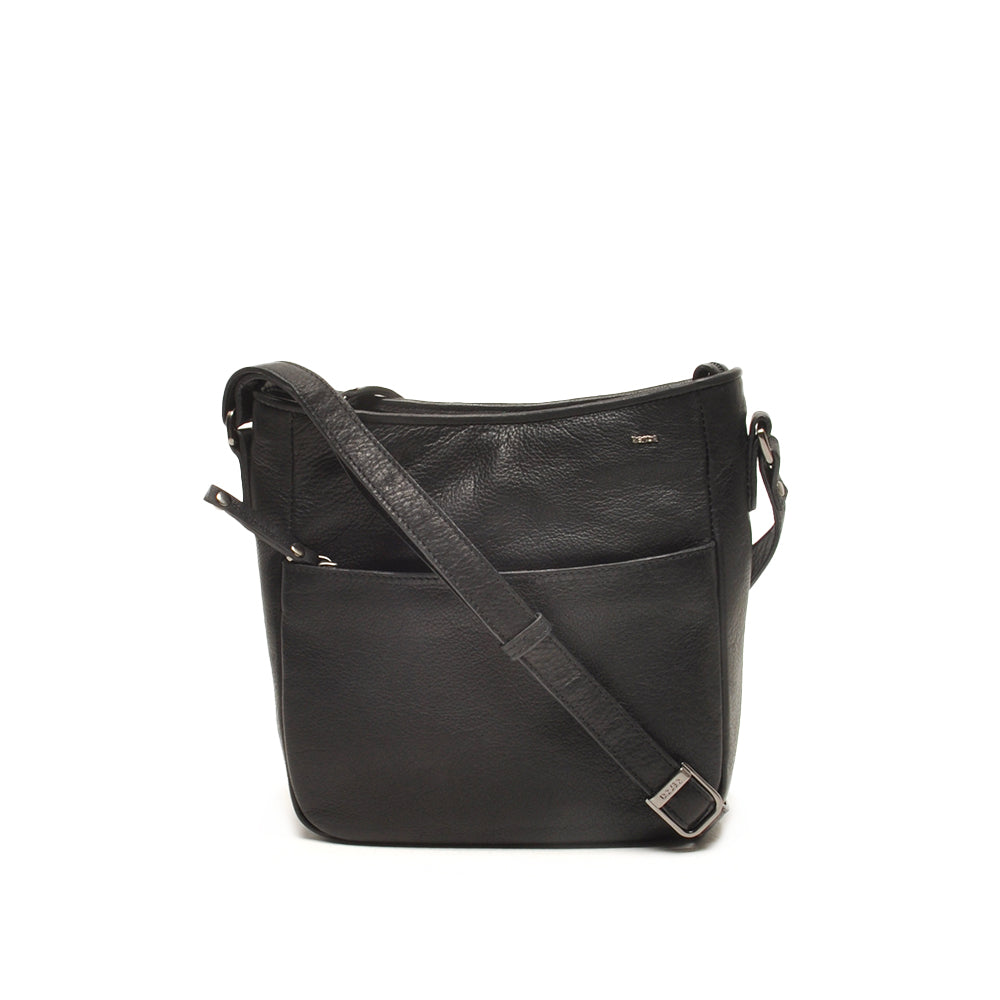 Zwart lederen handtas Berba