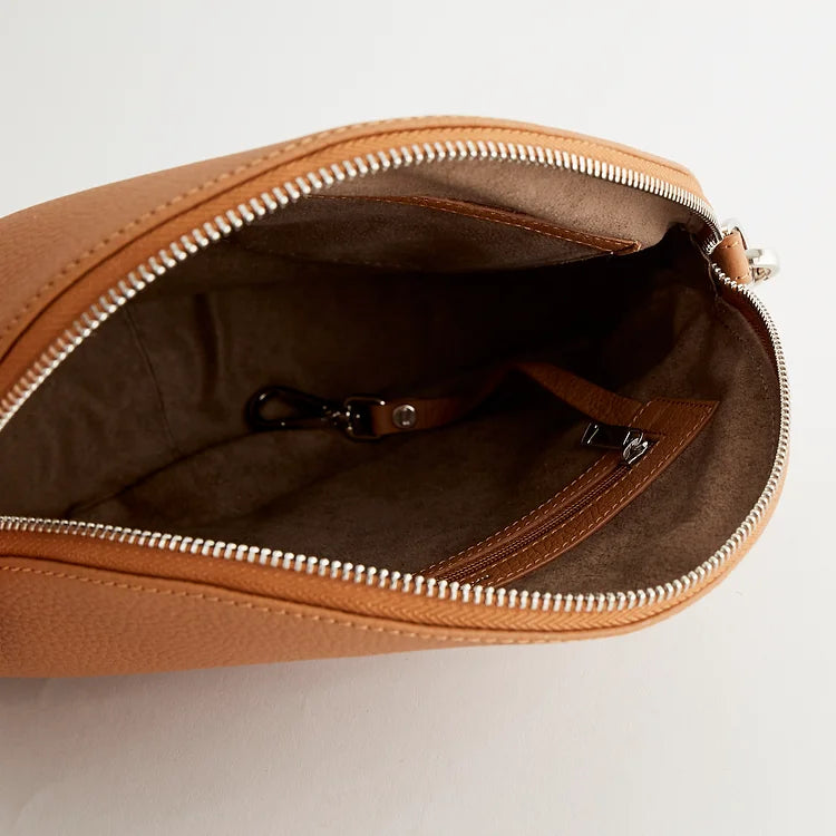 Handtas leder Nathan-Baume