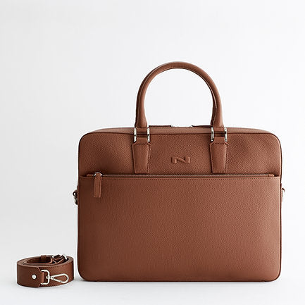 Lederen aktentas Nathan