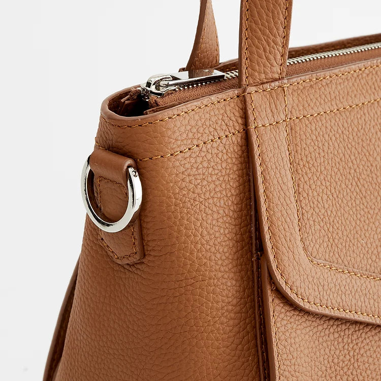 handtas leder Nathan-Baume Cacao