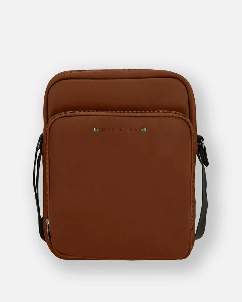 Tas leder cognac