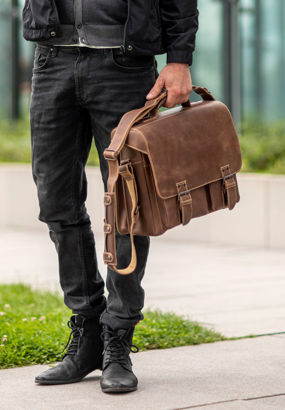 Big Finn computertas leder