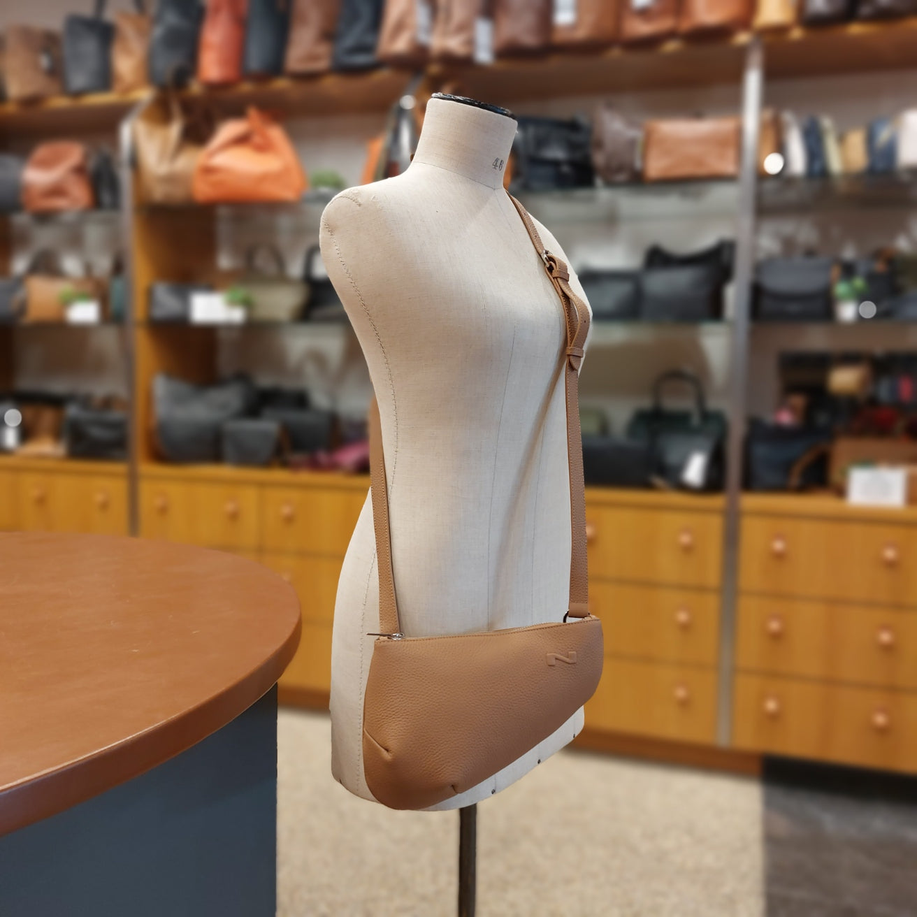 Handtas leder Nathan-Baume City