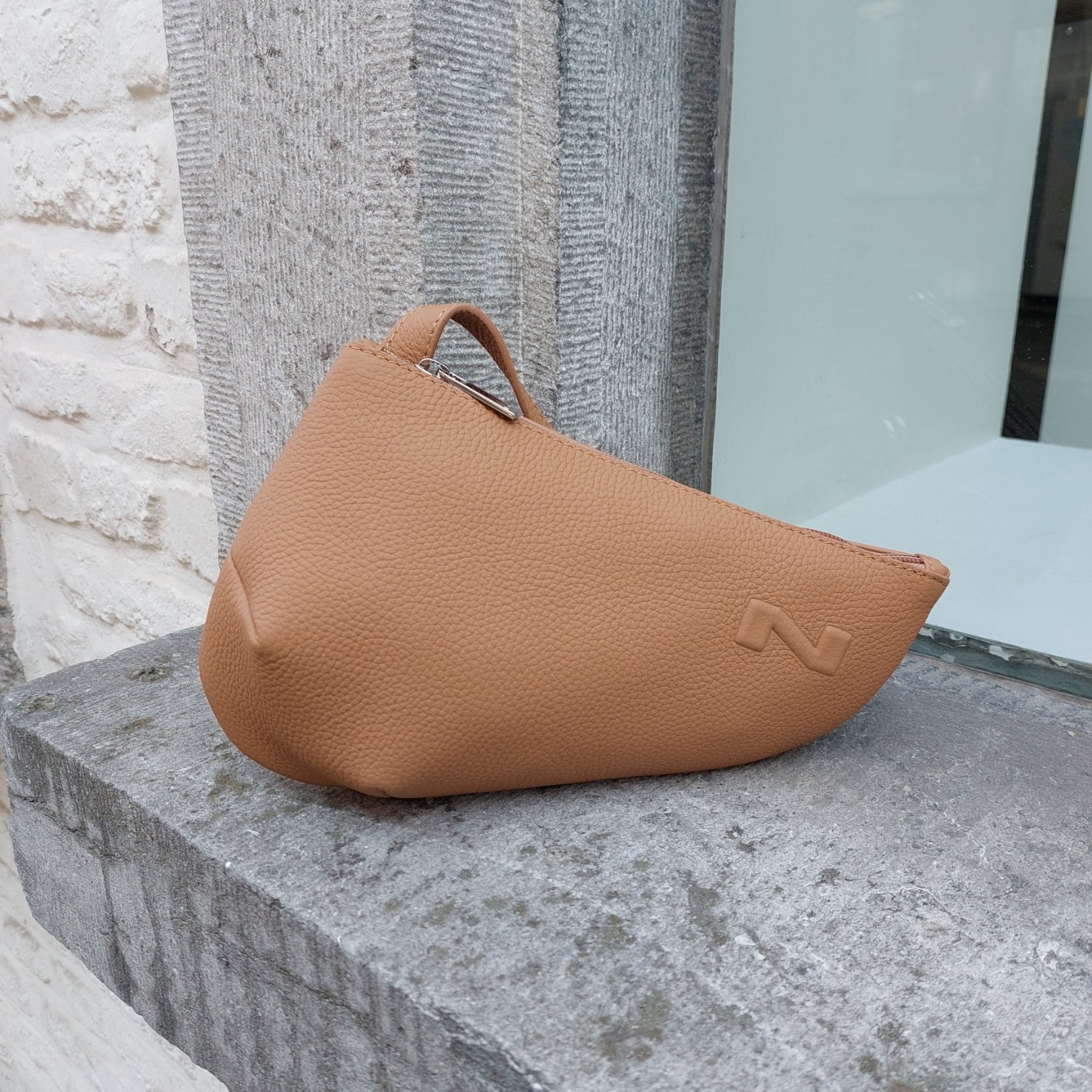 Handtas leder Nathan-Baume City