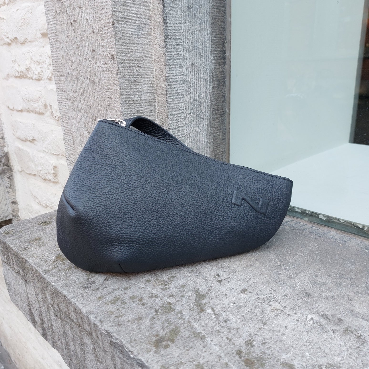 Handtas leder Nathan-Baume City