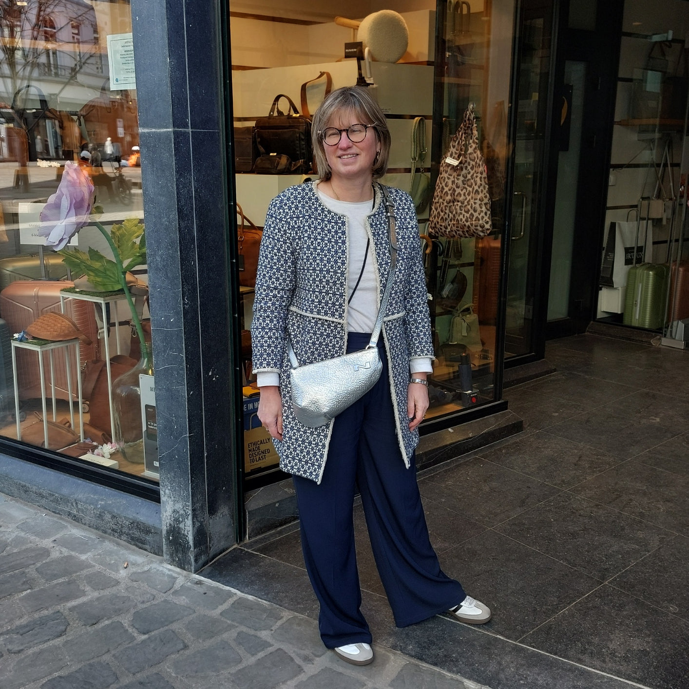 Handtas leder Nathan-Baume City