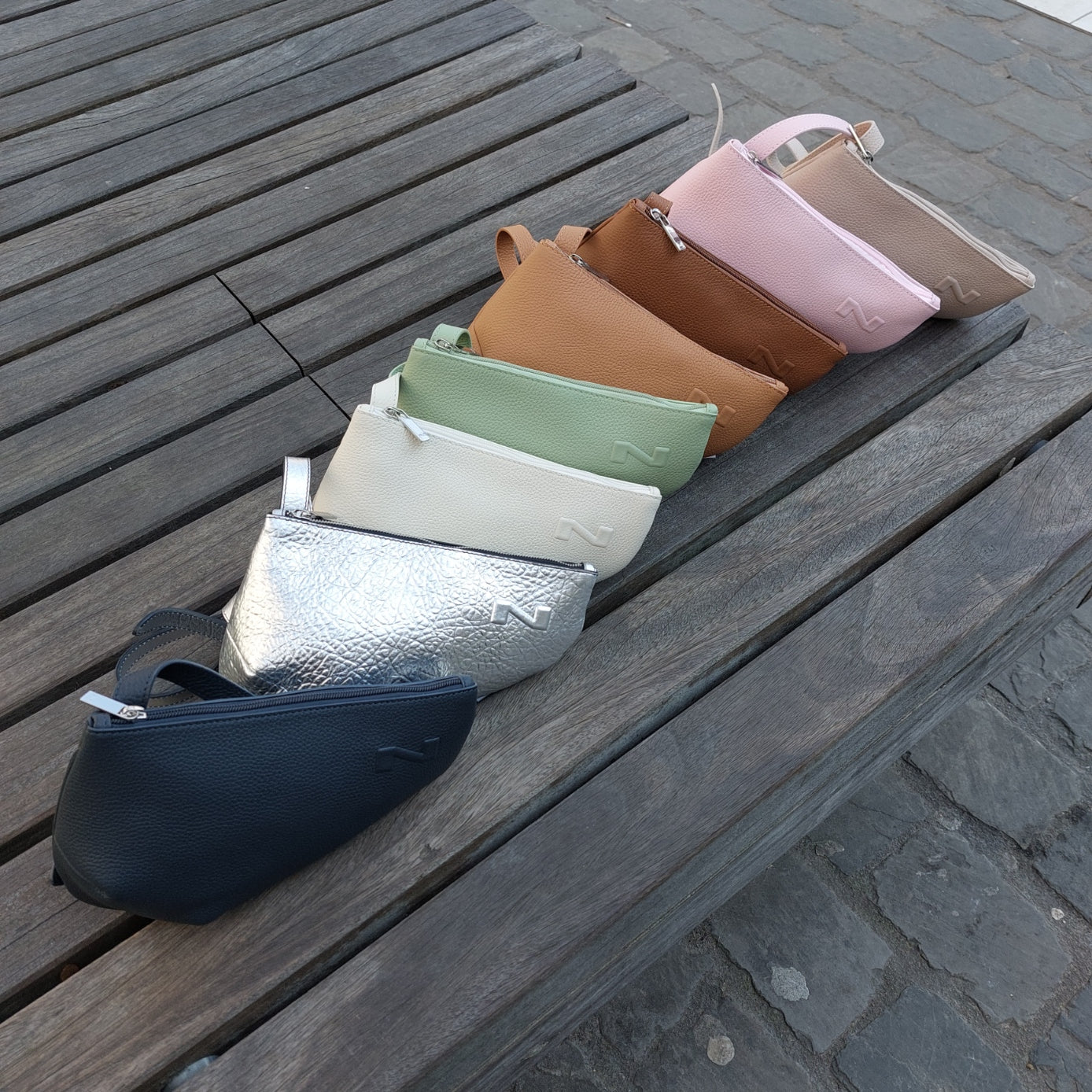 Handtas leder Nathan-Baume City