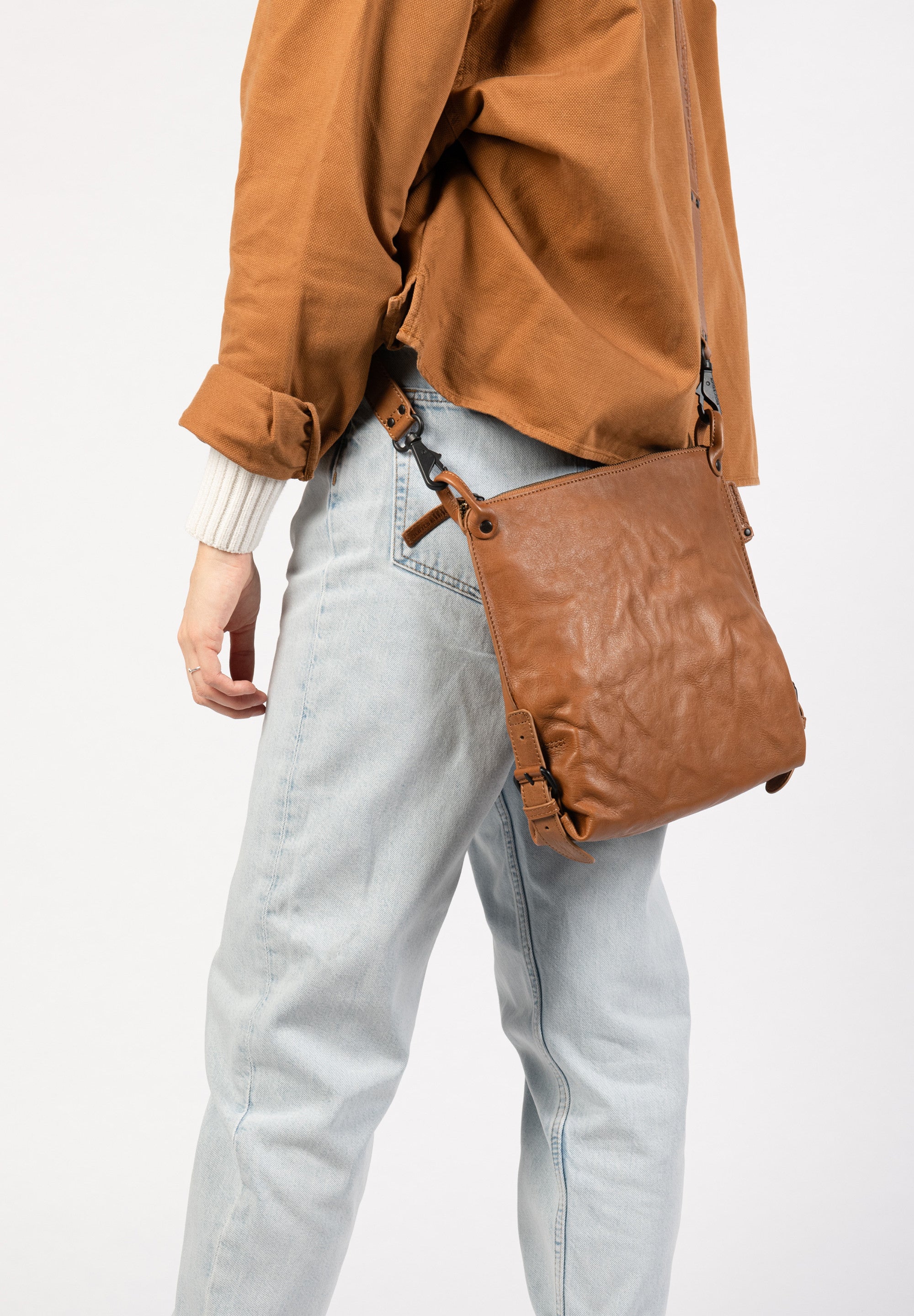 Crossbody tas leder Aunts and Uncles