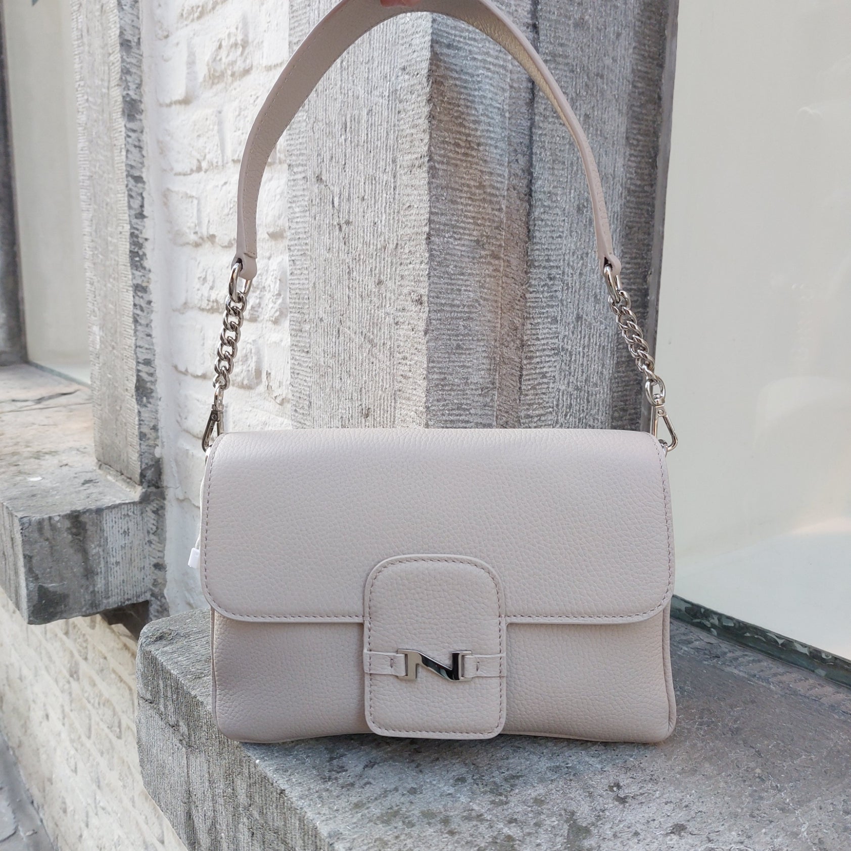 Handtas leder Nathan-Baume Sagan