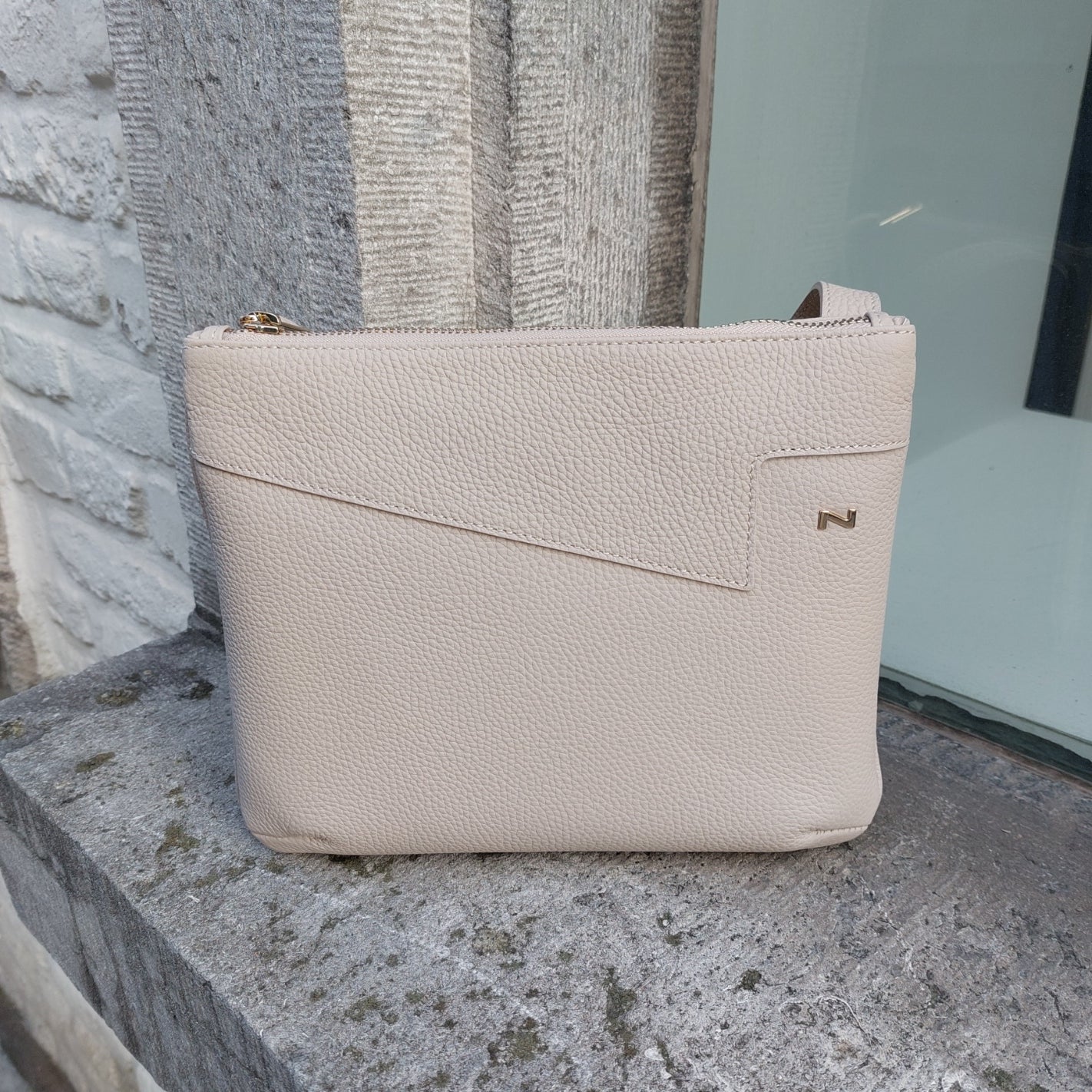 Handtas leder Nathan-Baume