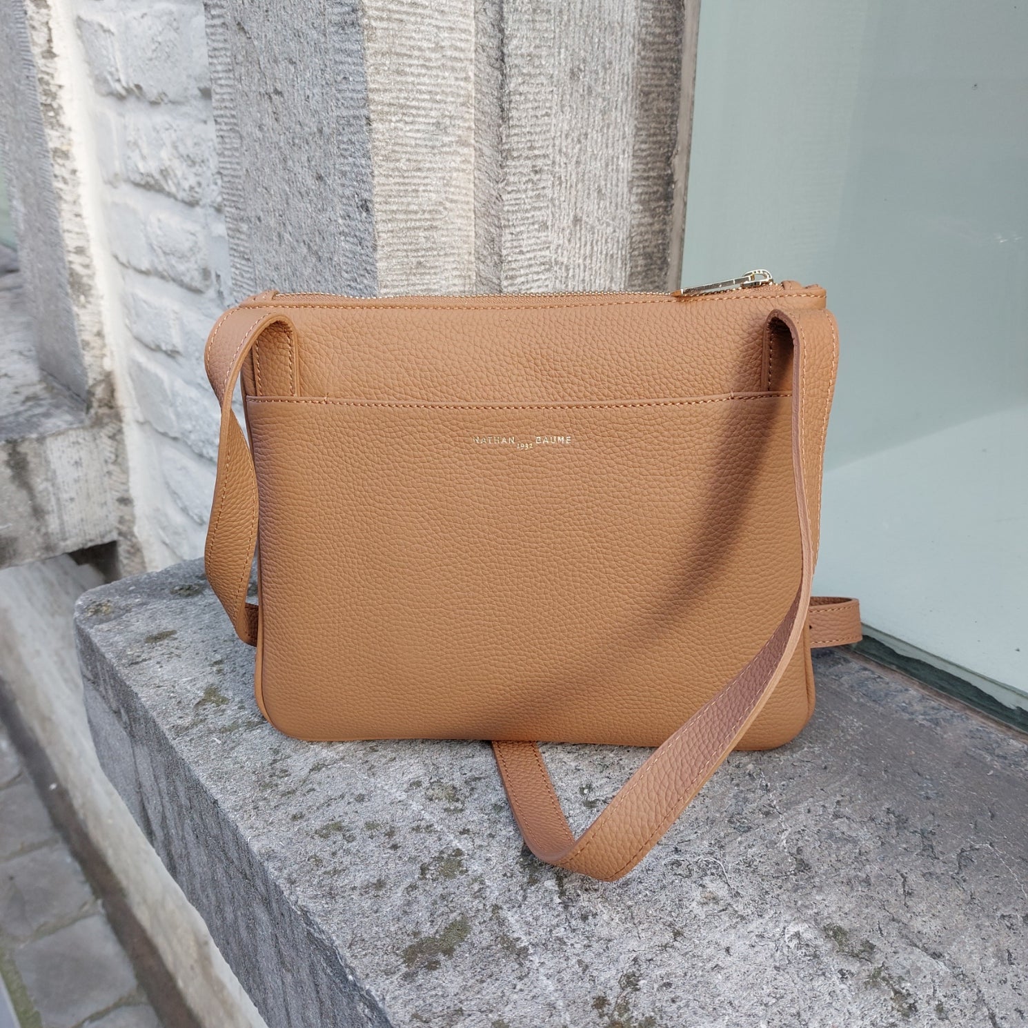 Handtas leder Nathan-Baume