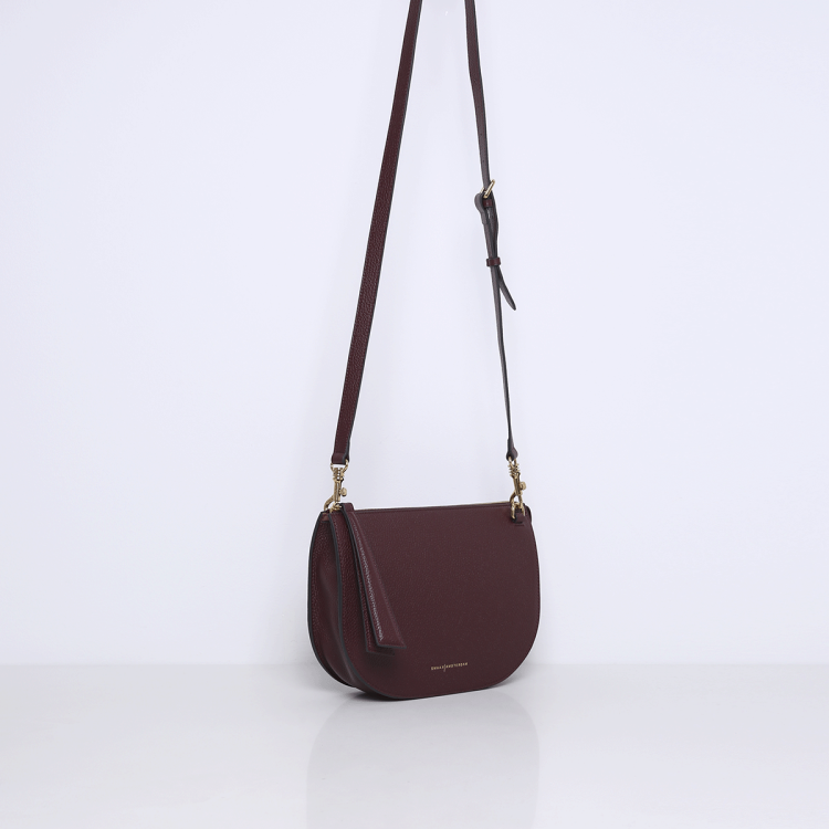 Crossovertas leder Smaak Bordeaux