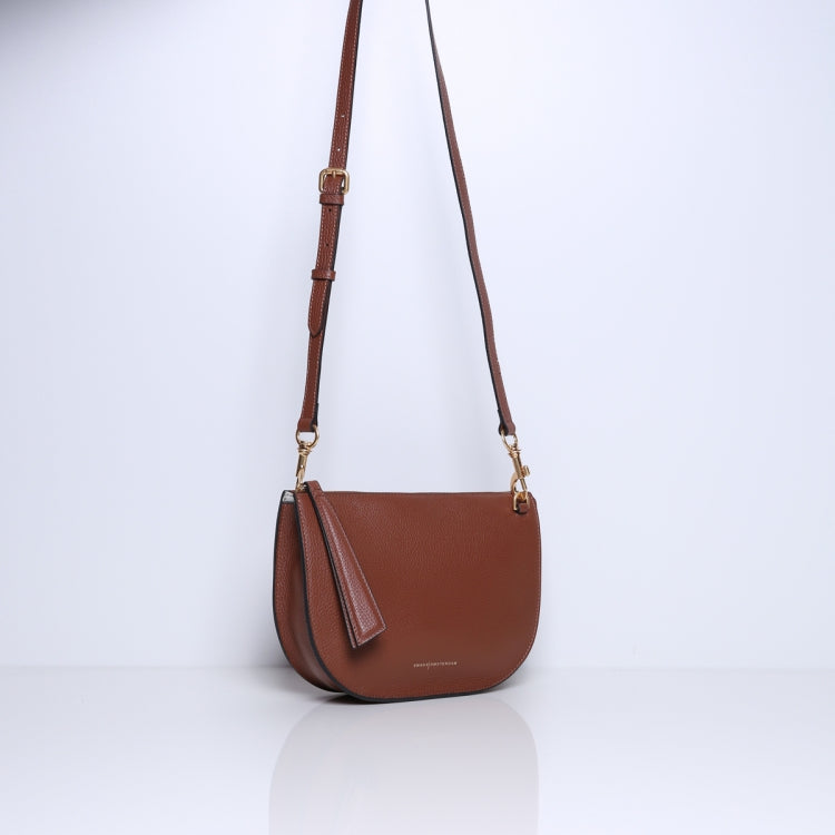 Crossovertas leder Smaak Camel