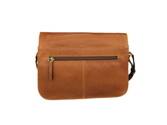 Handtas leder Suzie cognac