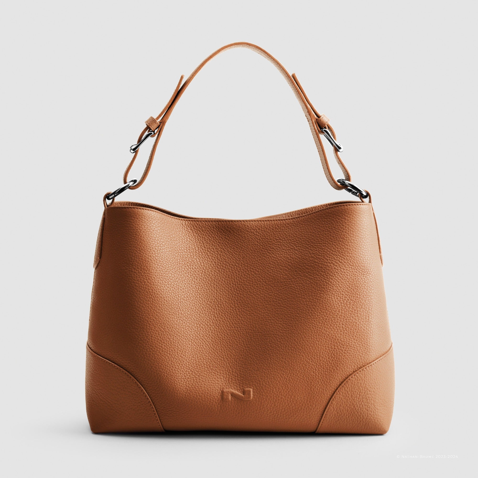 Handtas leder Nathan-Baume