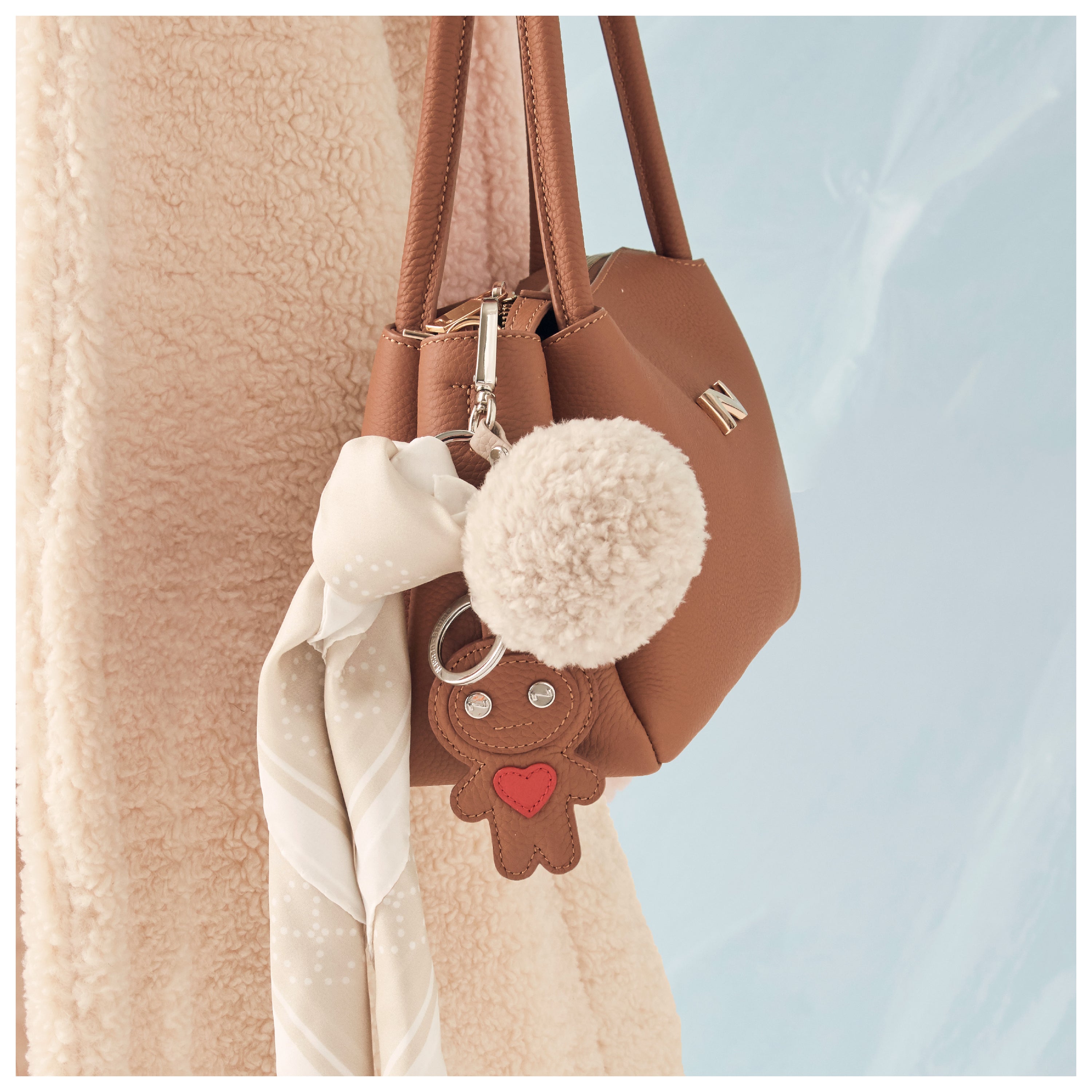 Sleutelhanger Pompom