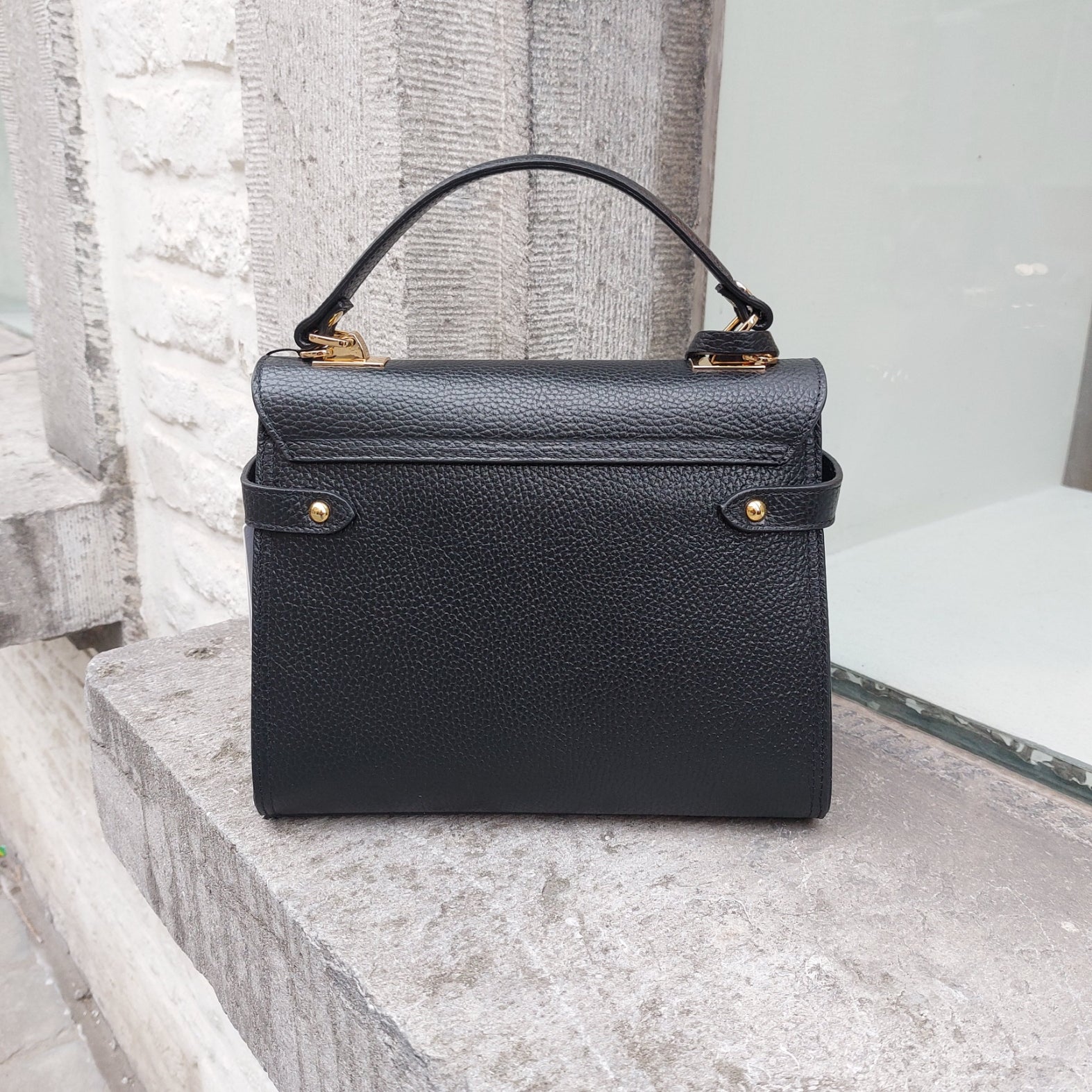 Hermès like lederen handtasje