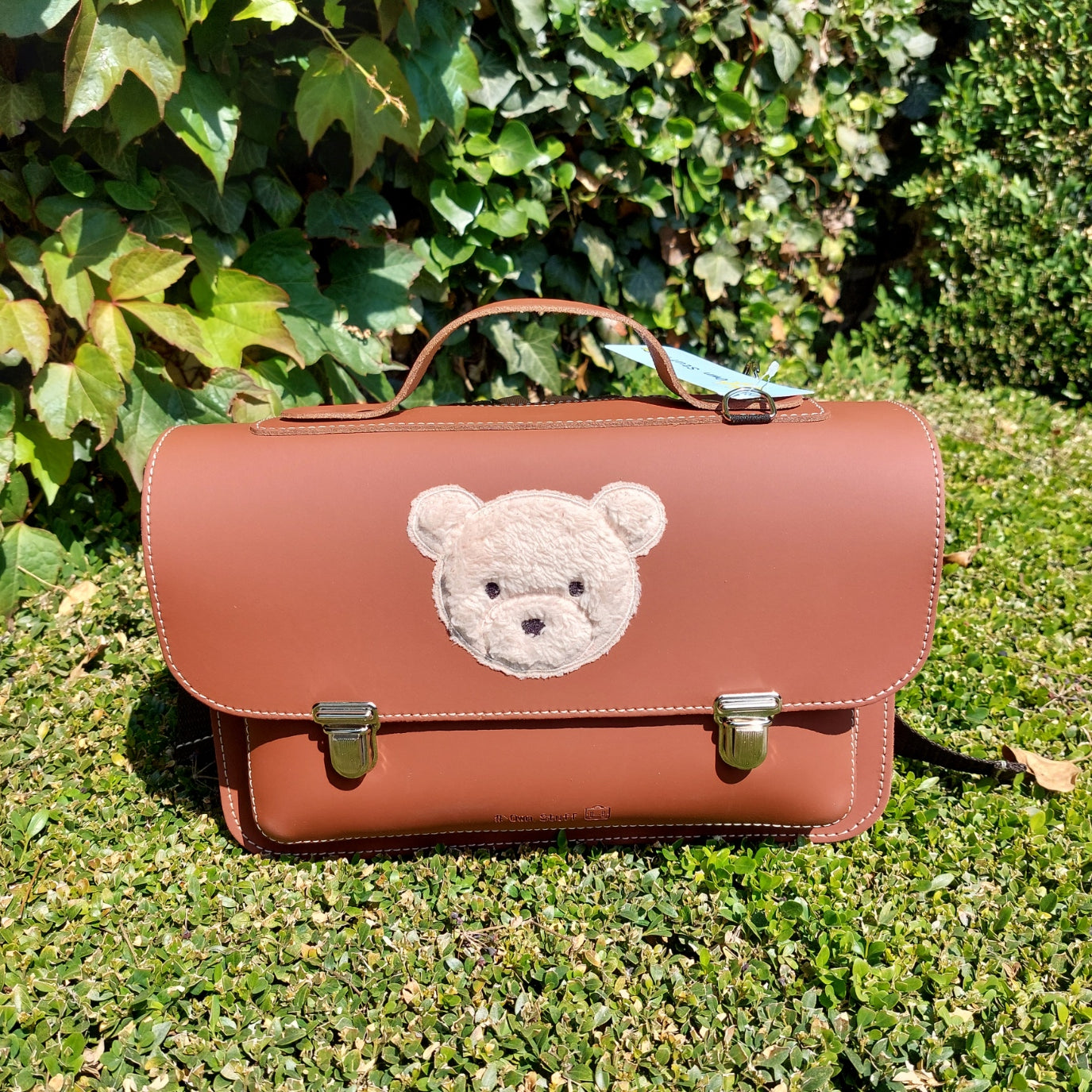 Boekentasje Own Stuff kleuter OS.013 chestnut teddy