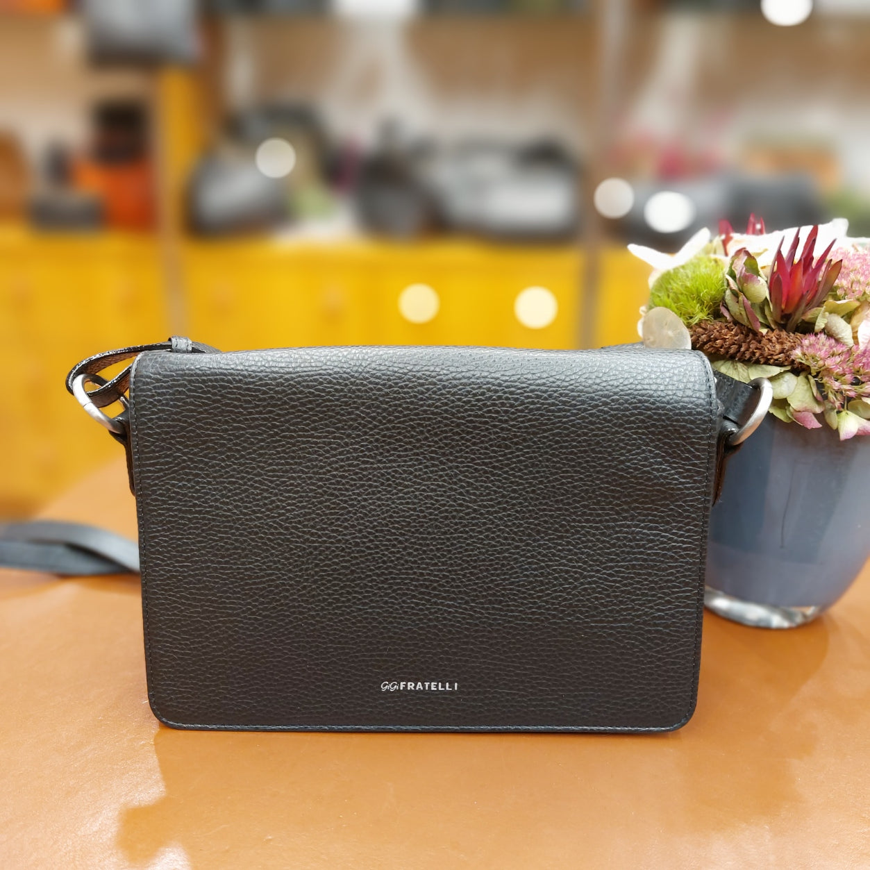 Handtas leder Gigi Fratelli