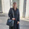Handtas zwart leder Carol J.