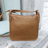 Handtas leder Rosalia biscuit camel
