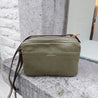 Handtas leder Gigi Fratelli groen