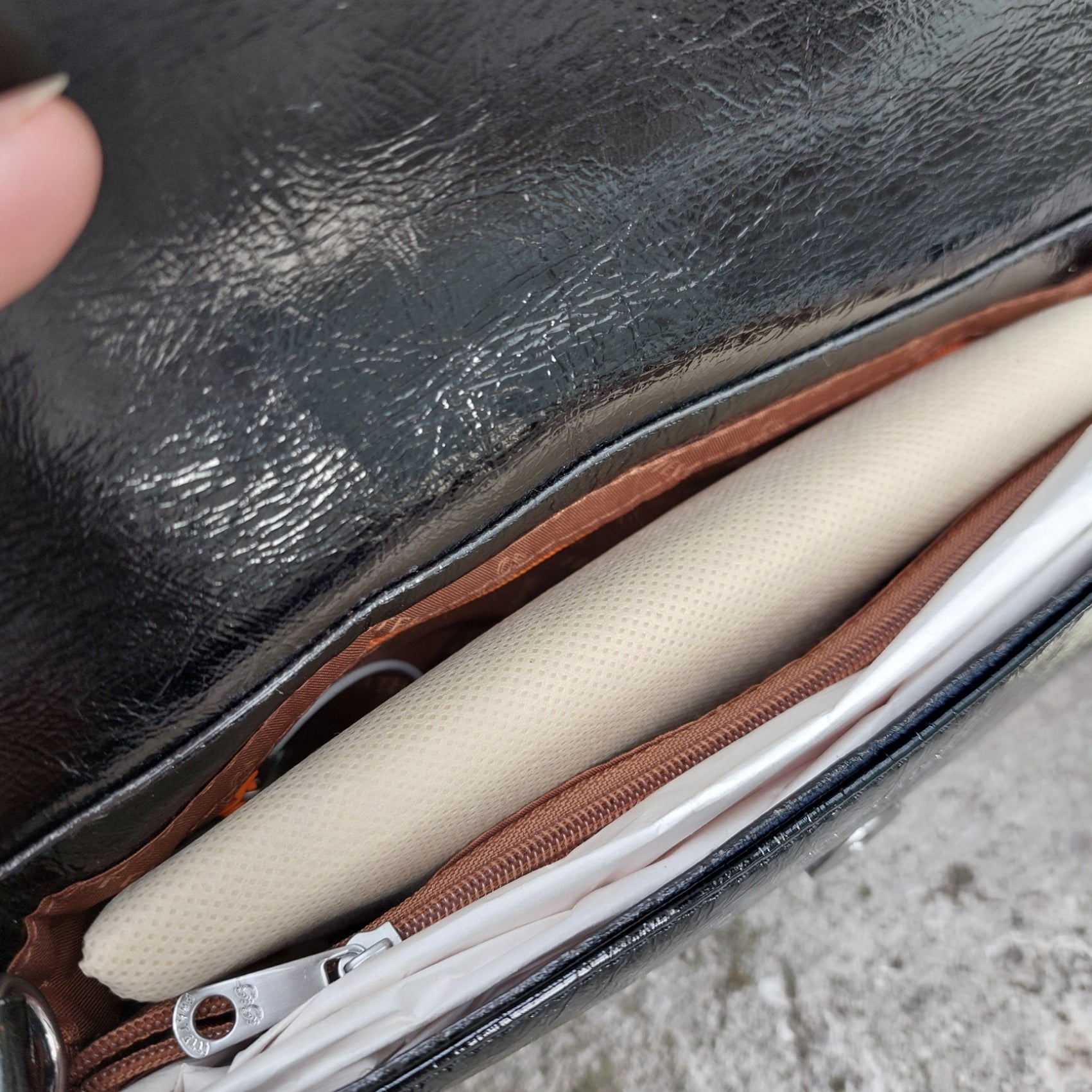 Envelop leder 