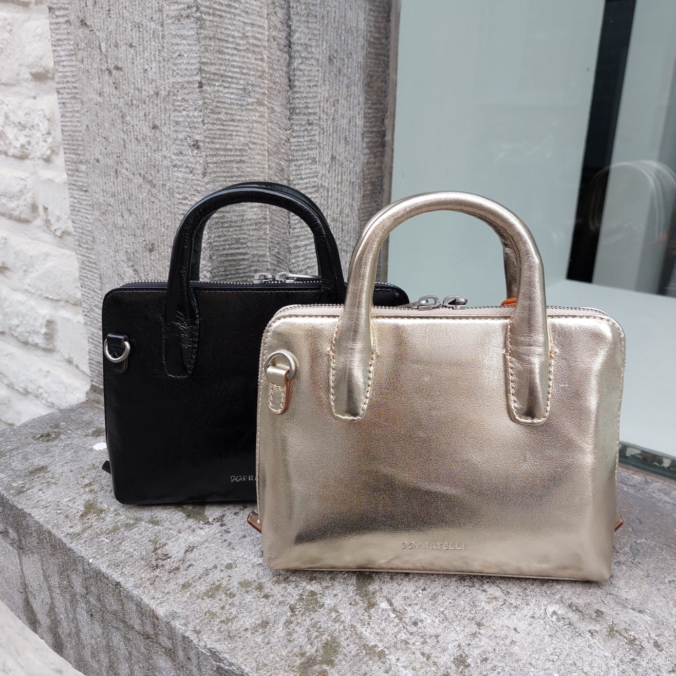 Handtasje leder