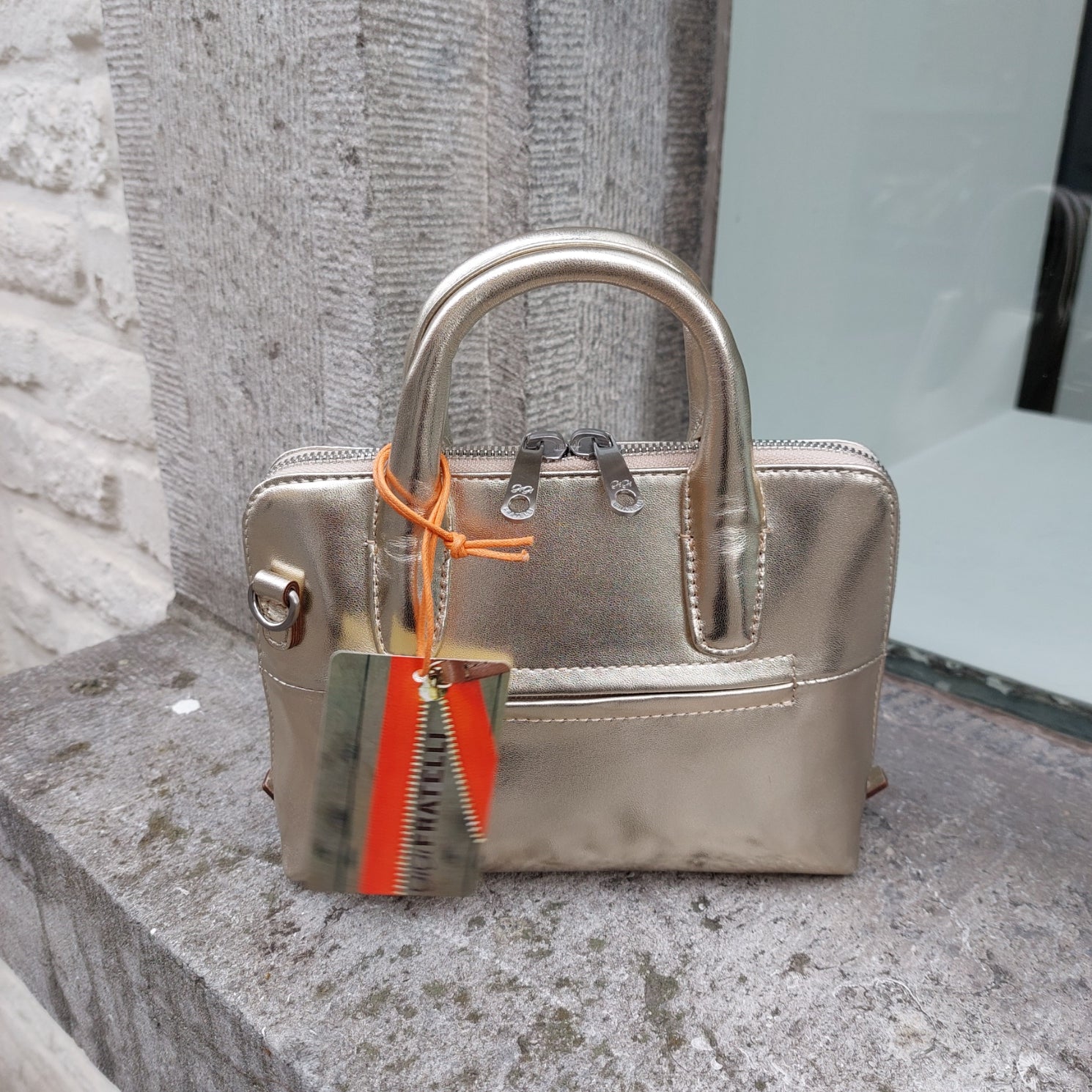 Handtasje leder