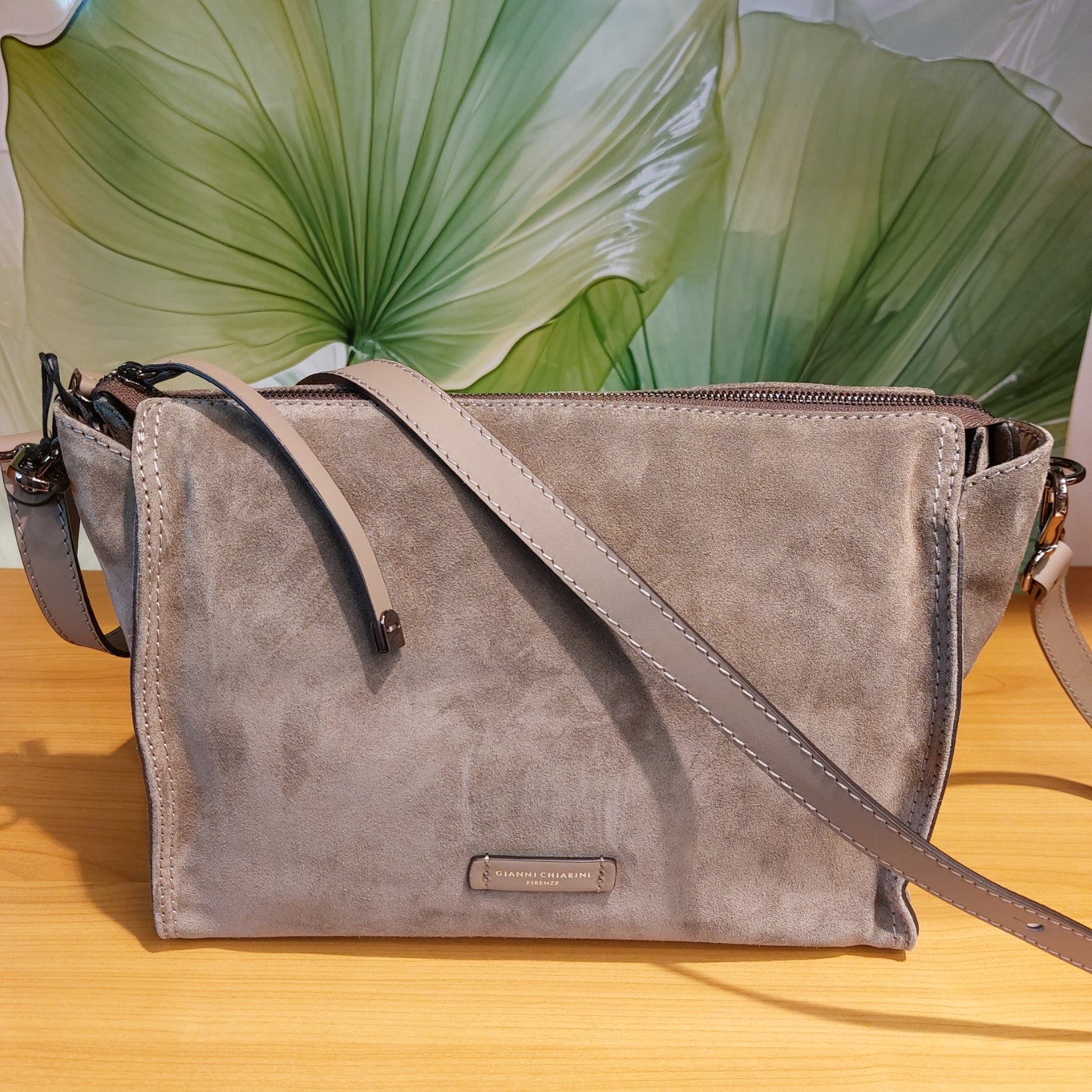 Handtas soepel suède Gianni Chiarini