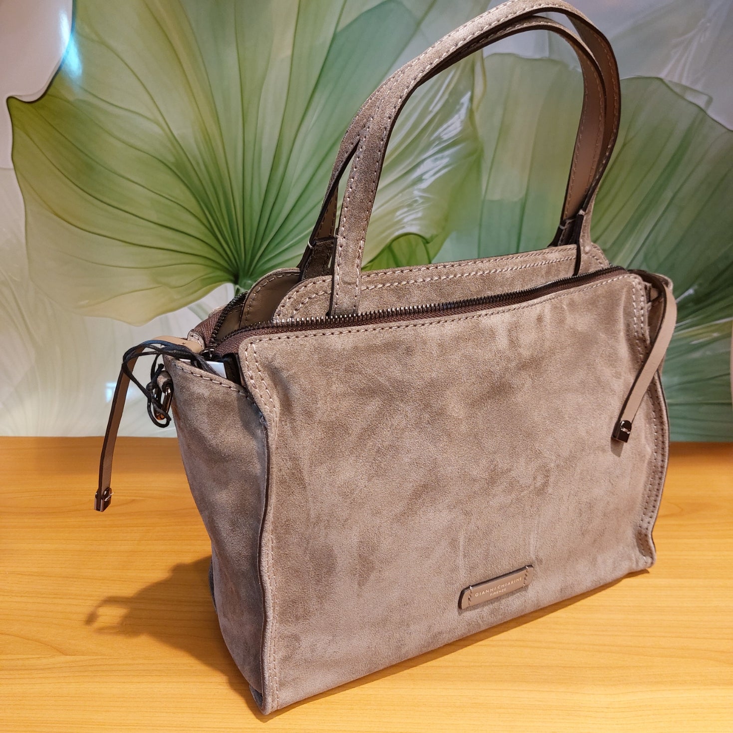 Handtas soepel suède Gianni Chiarini