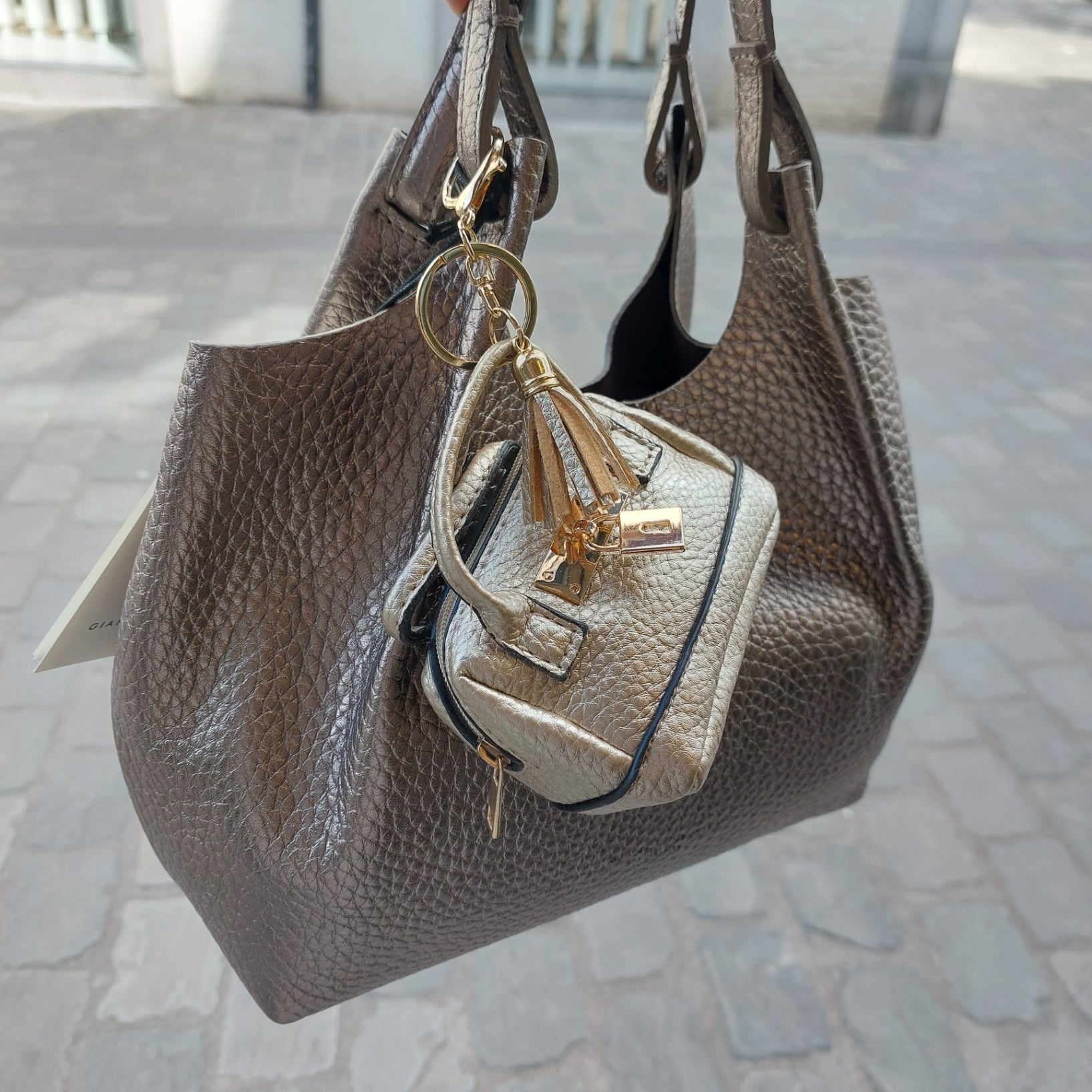 Handtashanger - Bag charm handtasje